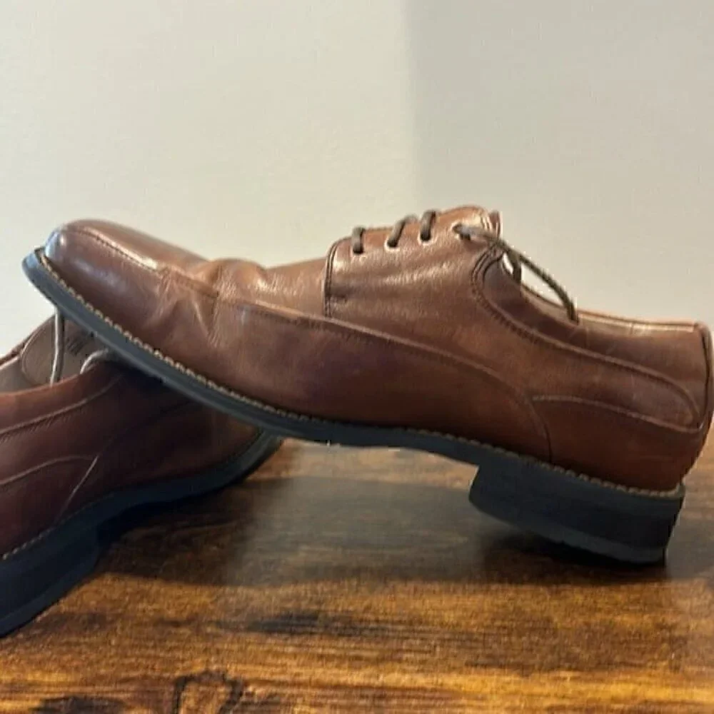 Florsheim Oxfords Men's Brown Leather Lace-up Casual Dress Shoes size 8.5 D
